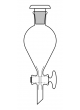 Separating Funnel  Pear  Type 2  PTFE Key  25ml